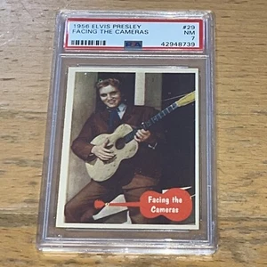 1956 Topps Bubbles Elvis Presley Series #29 PSA 7 - Picture 1 of 2