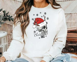 Night before christmas,2024 Disney trip sweatshirt women,Skeleton christmas(swt) - Picture 1 of 4