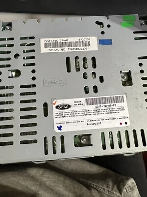 Receptor de rádio equipamento de áudio AM-FM-CD-MP3 compatível com Ford Taurus 2013 - Imagem 1 de 4