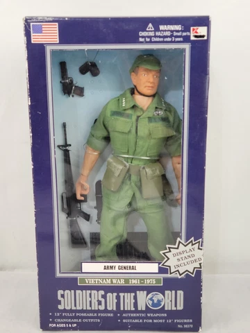 1998 Soldiers of the World Vietnam War 1961-1975 Amry General Action Figure NIB Cover