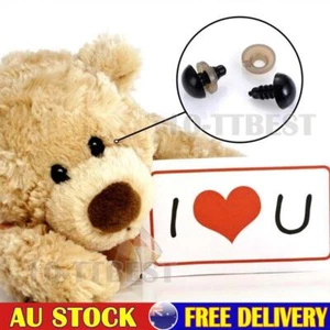 100*Safety Eyes for Crochet Toys Doll Eyes and Noses Craft Teddy Bear Eyes - Picture 1 of 10