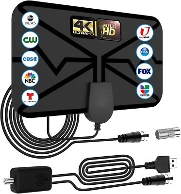 GOTRAYS Antenna TV HD DTT per interni, antenna HDTV digitale a lunga portata 420KM