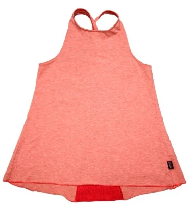 Patagonia Tank Top Girls XL 14 Coral Pink Twist Racer Back *pinhole - Image 1 of 4