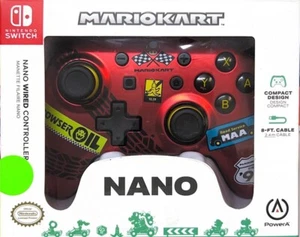 PowerA Wired Nano Controller for Nintendo Switch Mario Kart - Picture 1 of 3