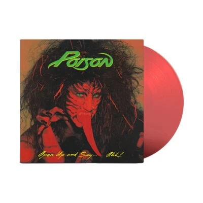 Poison - Open up and Say Ahh! Limited Edition Red Color LP Vinyl Record - Image 1 of 2