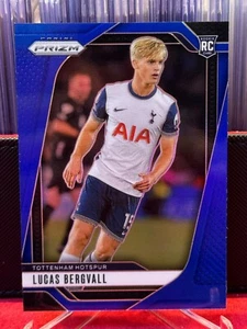 2024-25 Panini Prizm Lucas Bergvall Blue Prizm 175/299 Rookie Sweden Tottenham - Picture 1 of 2