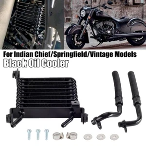 For Indian Springfield Chief Vintage Dark Horse Engine Oil Cooling Radiator 2018 - Picture 1 of 12