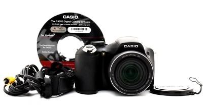 Casio EXILIM EX-FH20 9.1MP Digital Camera - 20x Zoom  Black [Exc+++] Japan #17 - Image 1 of 4