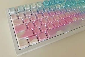 Jeu de capuchons d'impression latérale rétroéclairés thème Fairy Sky Dream Clouds | Clavier mécanique - Photo 1/15
