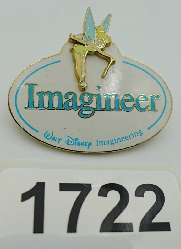 Disney PIN - WDI Tinker Bell IMAGINEER Cast Member Name Tag LE 300 - Image 1 of 2
