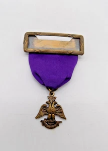 Vintage Scottish Rite 32nd Degree Double Eagle Ribbon/Pin-Freemason - Bild 1 von 4