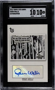 2013 Topps 75th Anniversary Auto Dawn Wells SGC 10 Gilligan's Island Pop 1 - Picture 1 of 1