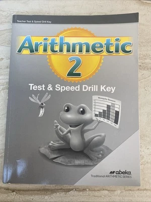Abeka Arithmetic 2 Test and Speed Drill Teacher Key LN - Image 1 of 2