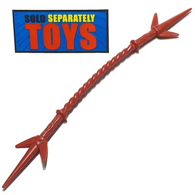 Винтажный TMNT Карлик Дон ШИПОВАННЫЙ BO палка посох оригинальный 1994 коричневый аксессуар оружие - Изображение 1 из 4