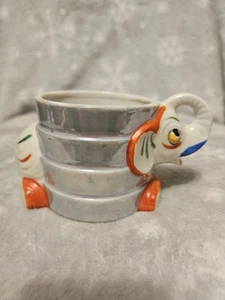 Vintage Ceramic Elephant  Planter Elephant Made In Japan - Picture 1 of 11