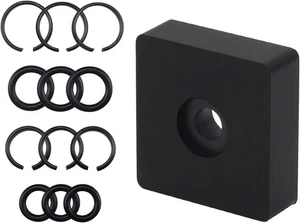 1/2" und 3/8" Schlagschrauber-Steckschlüsselclip mit O-Ring, inkl. Amboss-Halterung - Bild 1 von 6