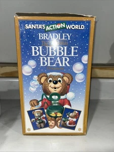 Kurt Adler 1994 Santa's Action World Bradley el oso burbuja de Navidad - Imagen 1 de 13