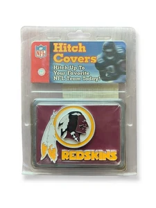 Washington Redskins Rectangle Metal Logo NFL Trailer Hitch Cover NEW - Picture 1 of 8
