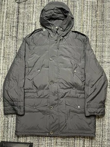 Abrigo acolchado chaqueta parka negra Ralph Lauren Purple Label - mediano verdadero - Imagen 1 de 22