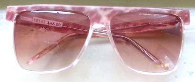 NEW Vintage HONG KONG Rose Cloud 147 Sunglasses Frames NOS Plastic Women - Image 1 of 4