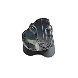 Tagua paddle OWB LEATHER Holster for SHIELD 3.1" 9mm .40 2.0 Plus Right Black RH - Picture 1 of 9