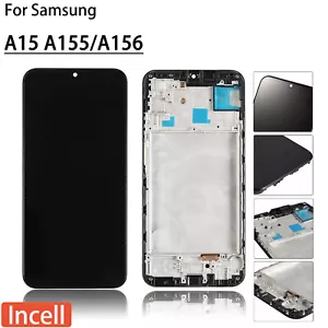 LCD Display Touch Screen Frame Assembly Replacement For Samsung Galaxy A15 4G 5G - Picture 1 of 8