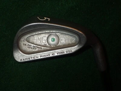 PING EYE2 Green Dot 5 Iron - Steel ZZ Lite Shaft - RH - Original Grip - 38" - Image 1 of 4