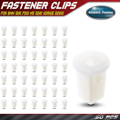 50x 4,2 mm Nylon Parachoques Trasero Ajuste Panel Clips Sujetadores para BMW 07146976114 Foto 1 de 4