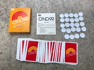 Complete In Box O'No 99 Family Card Game Makers UNO ONO Vintage 1980 Rare Fun! - Picture 1 of 11