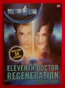 Doctor Who Eleventh Doctor Regeneration Sticker Guide 2009 SC Book NEW - Picture 1 of 9