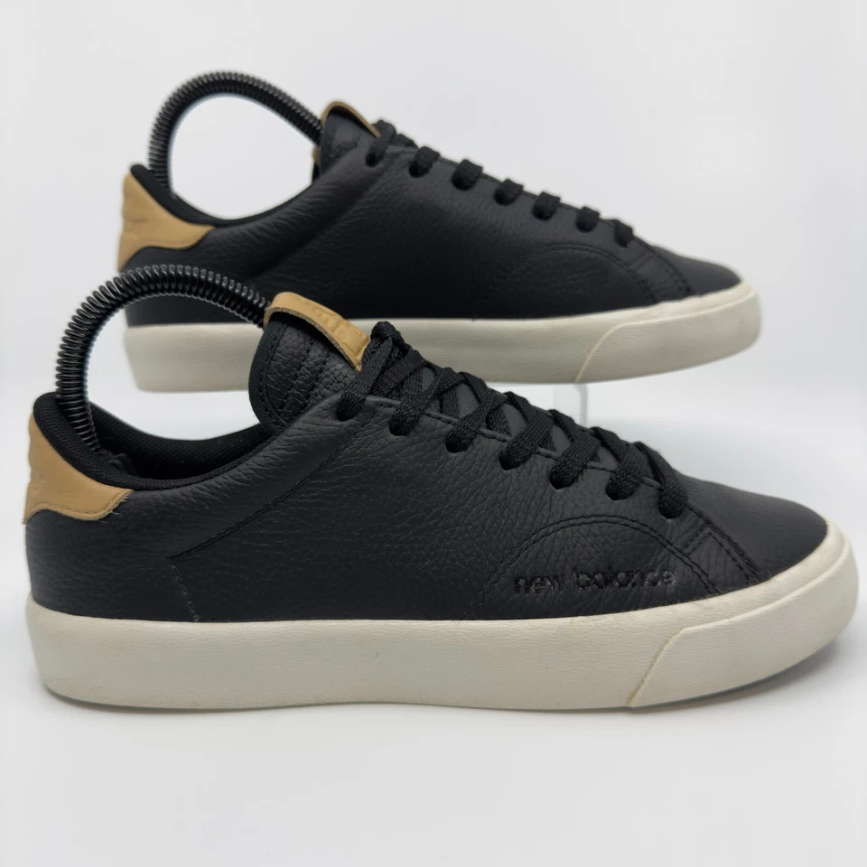 Zapatillas New Balance 210 Pro Court Mujer 6.5 6 1/2 D Anchas Cuero Negro Blanco Foto 1 de 4