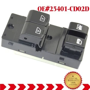 Power Window Switch For 2003-2008 Nissan 350Z 25401CD02D Front Driver Left Side - Picture 1 of 5