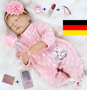 55CM Reborn Baby Puppe Lebensecht Handgefertigt Weich Silikon-Vinyl Mädchen DHL - Bild 1 von 5