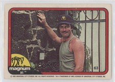 1983 Donruss Magnum PI Tom Selleck Thomas Magnum #63 6k2