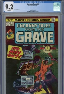 Uncanny Tales #3 (1974) Marvel CGC 9.2 White Russ Heath - Imagen 1 de 3