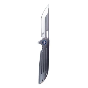 MUCITUP MUCTAC Sentinel Titanium Knife M390 Steel Flipper 3.44" Blade 3.6oz - Picture 1 of 4