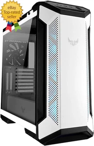 TUF Gaming GT501 White Edition Mid-Tower Computer Case up to EATX Motherboards - Picture 1 of 7