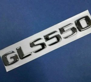 CROMO * GLS550 * JUEGO DE INSIGNIA EMBLEMA LETRA MALETERO PARA MERCEDES BENZ AMG CLASE GLS - Imagen 1 de 2