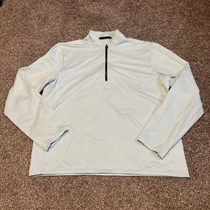 Greyson Performance Pullover Shirt Herren Large hellblau Golf 1/4 Zip - Bild 1 von 11