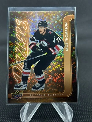 2024-25 Upper Deck Series 2 - Dazzlers Tage Thompson #DZ-72 Orange - Image 1 of 2