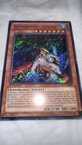 Yugioh Misprint German Mermail Abyssleed w/ Kickfire Shadow CBLZ-DE034 1st - Picture 1 of 2