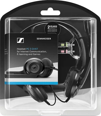 Sennheiser PC 3 Chat - Durable On-Ear Wired  Noise Cancelling Microphone - Image 1 of 4