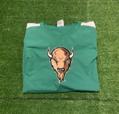 Jaqueta masculina extra grande Marshall Thundering Herd pulôver verde futebol Y2K - Imagem 1 de 4