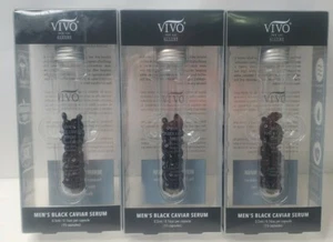 Lot Of 3 NIP VIVO Per Lei Allure Men's Black Caviar Serum, 15ct Each Pack - Picture 1 of 7
