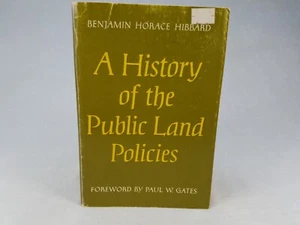 History of the Public Land Policies Hibbard / Gates Wisconsin UP 1965 Paperback - Picture 1 of 8