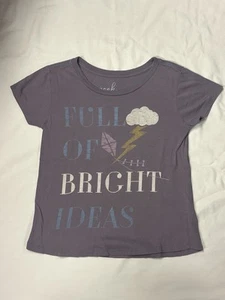 Peek Full of Bright Ideas T Shirt Purple Youth M 6/7 EUC - Picture 1 of 5