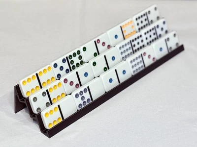 Accesorios de dominó de tren mexicano - Piezas marcadoras de tren y soportes de dominó Foto 1 de 4