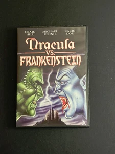 DRACULA VS FRANKENSTEIN - CRAIG HILL - MICHAEL RENNIE - KARI DO - USED DVD MOVIE - Picture 1 of 3