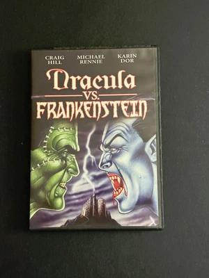 DRACULA VS FRANKENSTEIN - CRAIG HILL - MICHAEL RENNIE - KARI DO - USED DVD MOVIE - Image 1 of 3