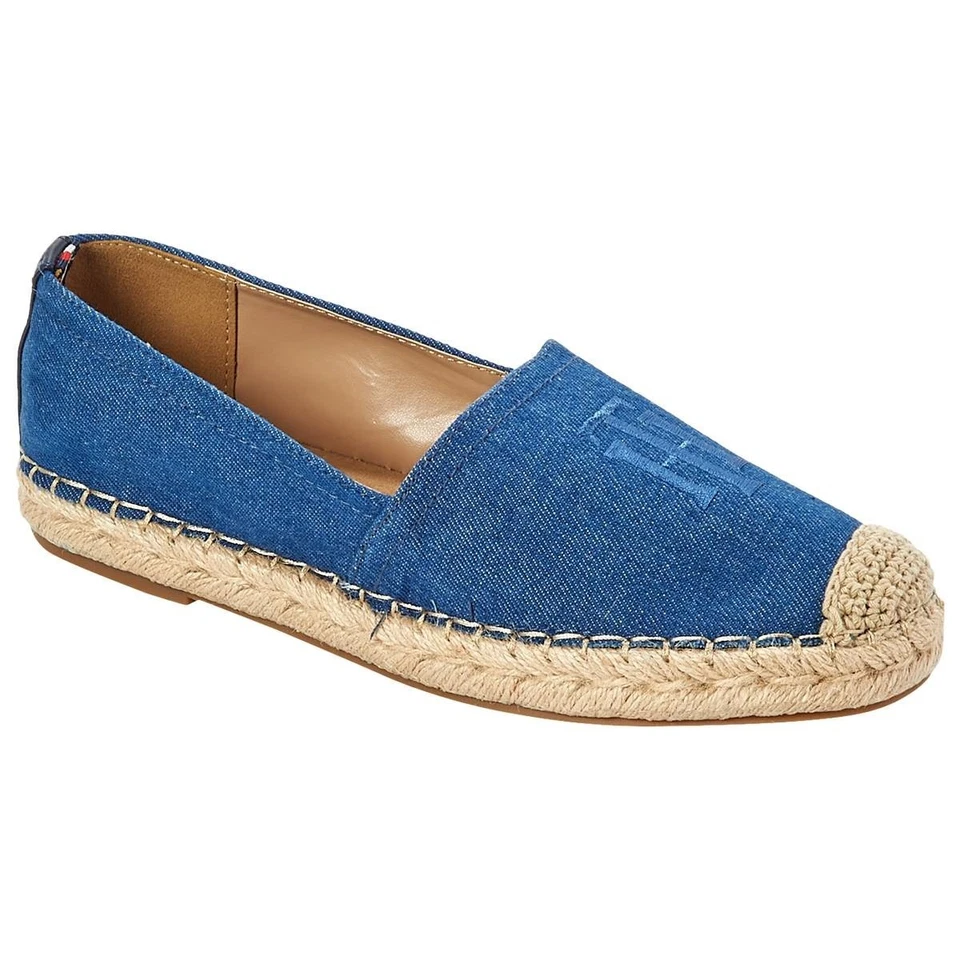 Женские туфли на плоской подошве Tommy Hilfiger Pieke Blue Espadrille размер 5,5 - Изображение 1 из 1